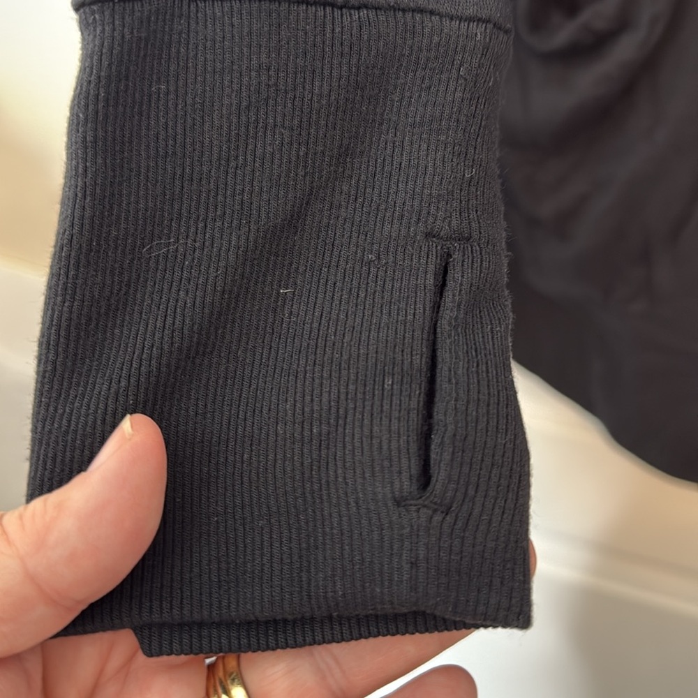 Athleta Studio Wrap Black Cardigan XL - Picture 10 of 16